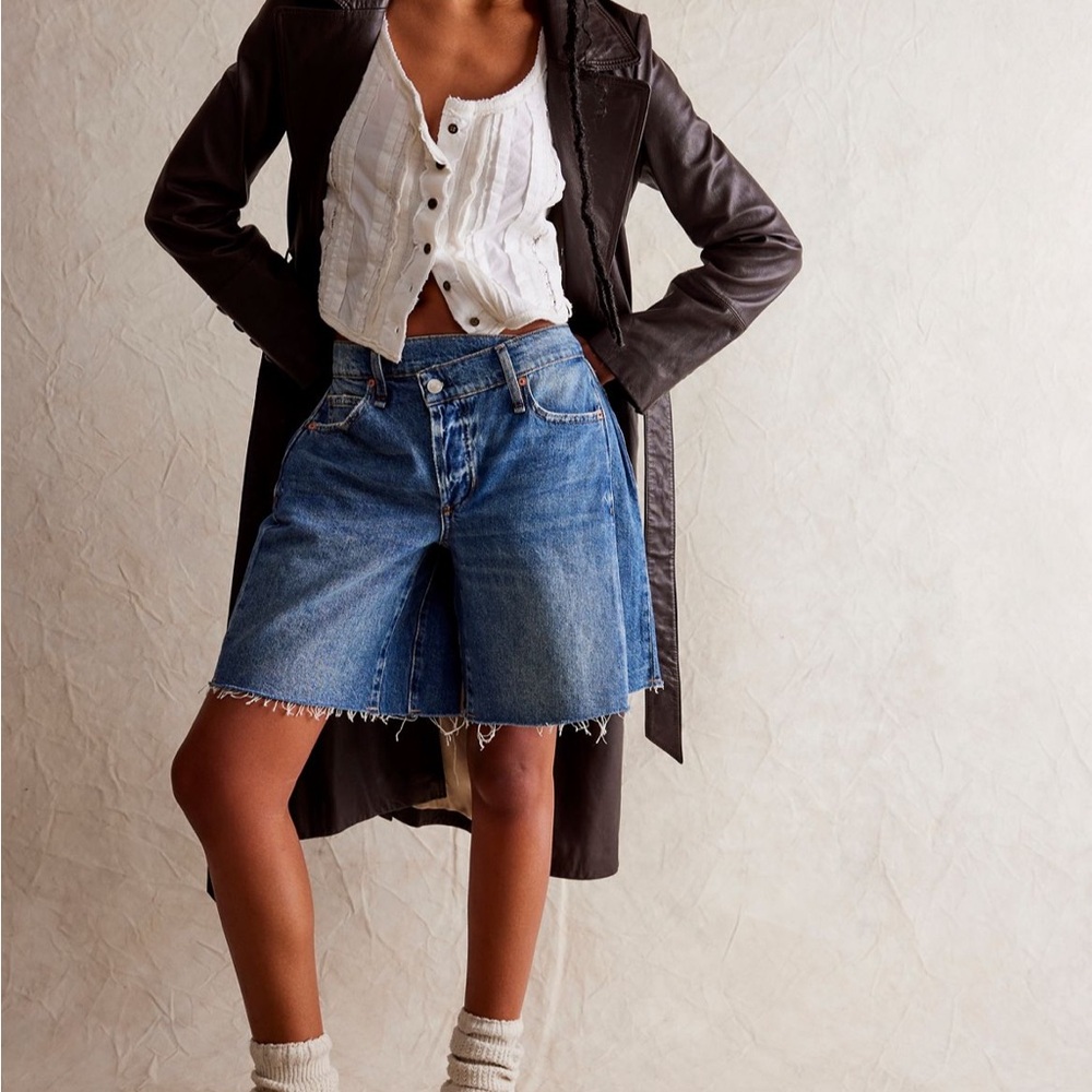 NWOT free People high-rise, boomerang short